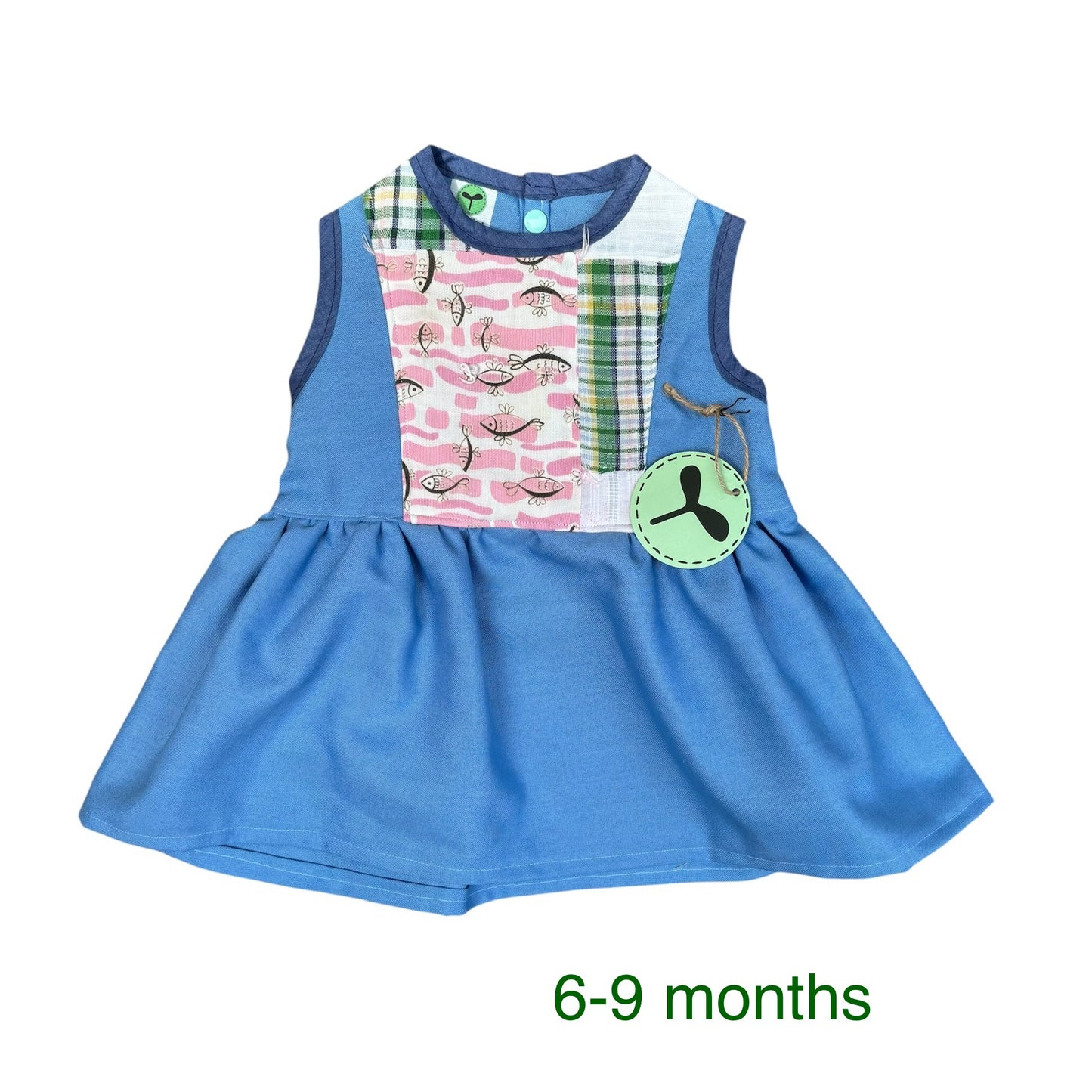 A Wildflower Dress Quilted Blues