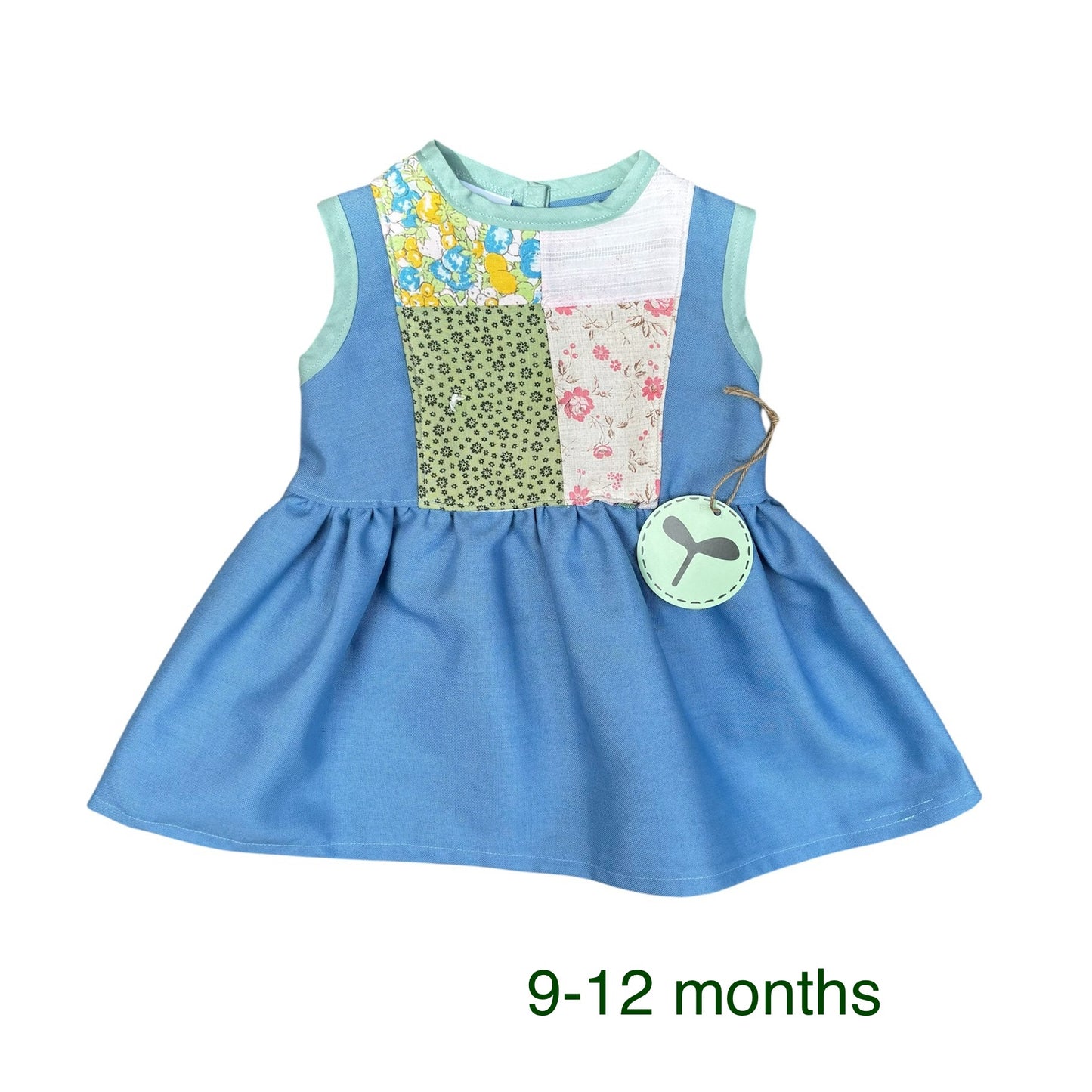 A Wildflower Dress Quilted Blues