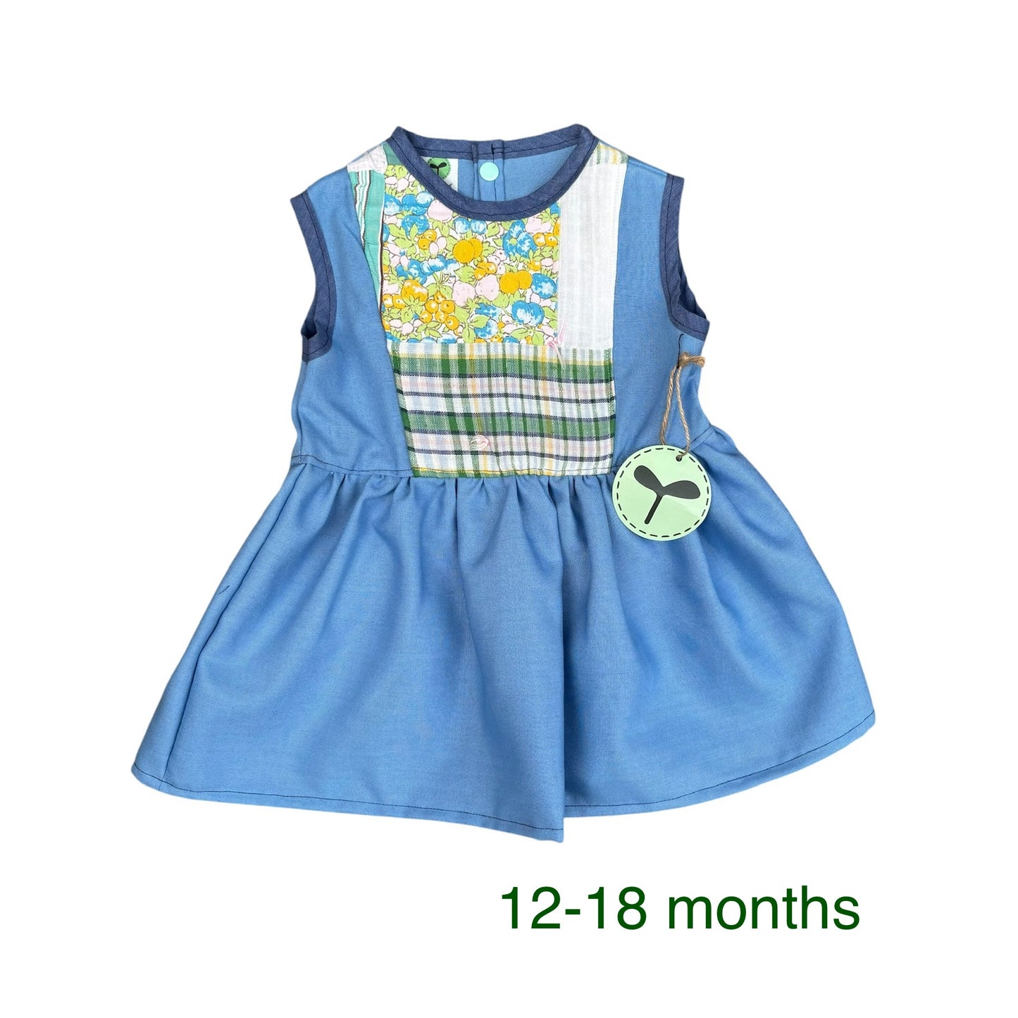 A Wildflower Dress Quilted Blues