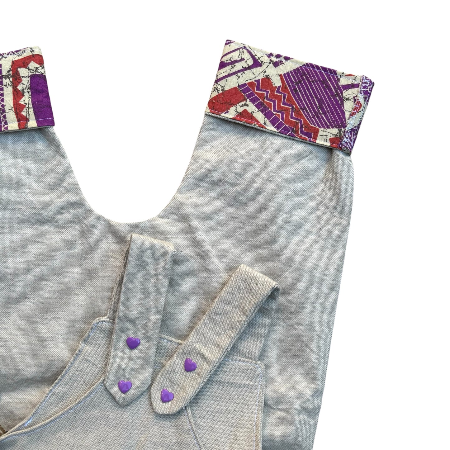 Purple Funk Overalls (Pant) w/ matching bow