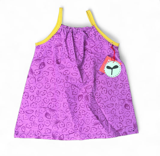 Prairie Dress Magenta Flowers