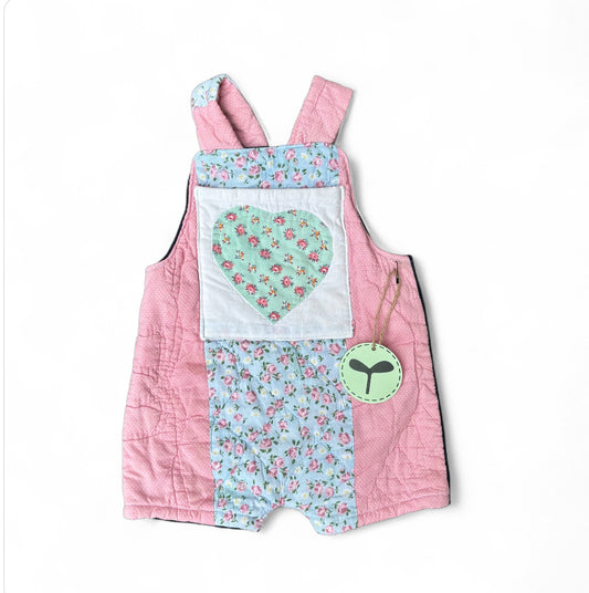 Forager Overall Short Green Heart